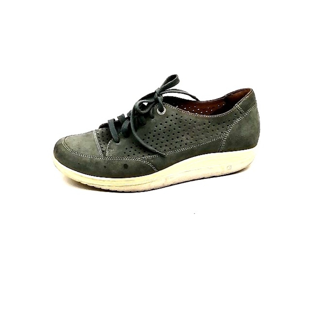 Ganter Sneakers Mens Giulietta Green 7.5‎ Athletic Walking Shoes Suede